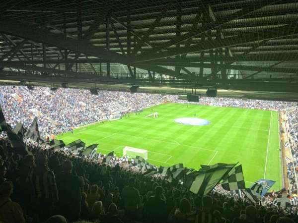 St James' Park, section: GS-R, row: T, seat: 7