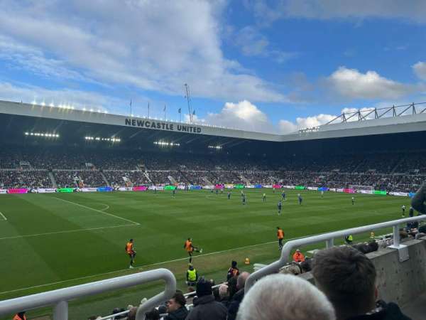St James' Park, section: MS-LL2G, row: B, seat: 162