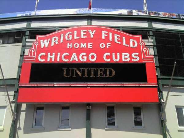 Wrigley Field, section: Marquee Gate