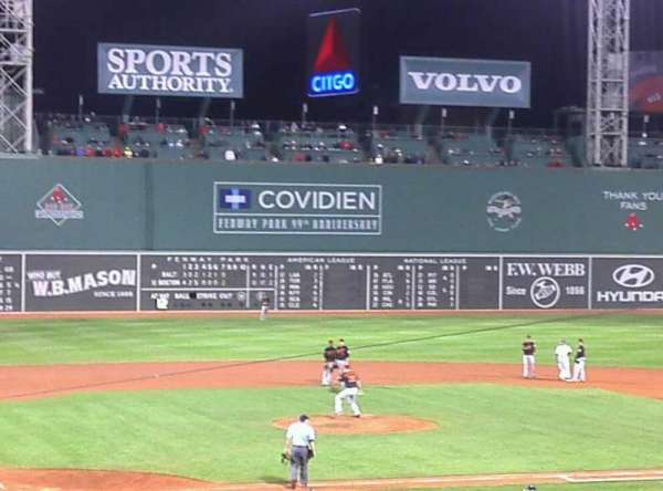 Fenway Park, section: Grandstand 18, row: 3, seat: 5