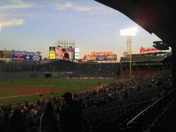 Fenway Park, section: Grandstand 18, row: 3, seat: 5