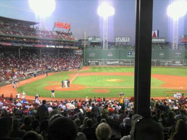 Fenway Park, section: Grandstand 17, row: 9, seat: 3