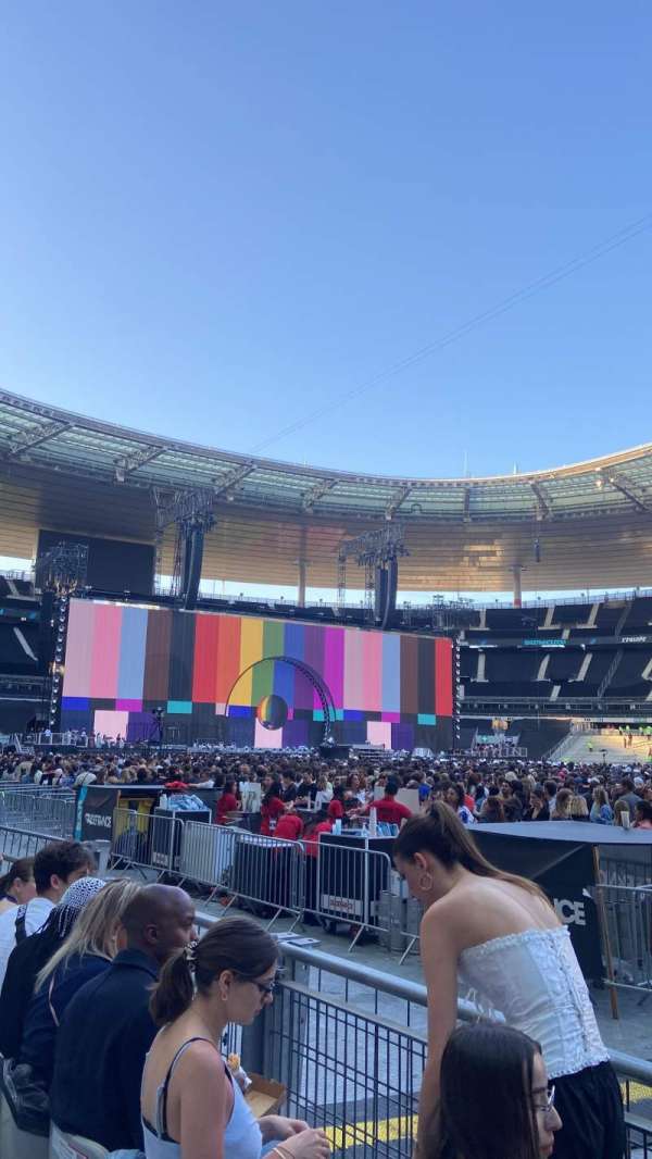 Stade de France, section: U8, row: 3, seat: 15