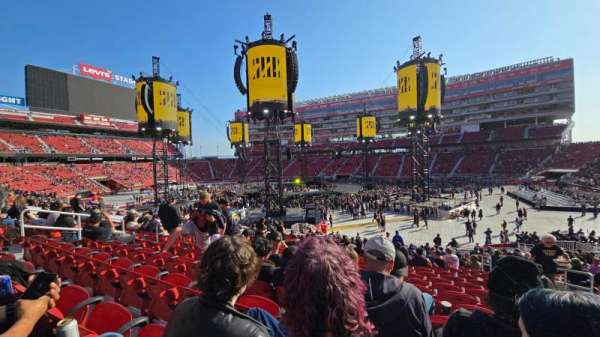 Levi's Stadium, section: 111, row: 26, seat: 7