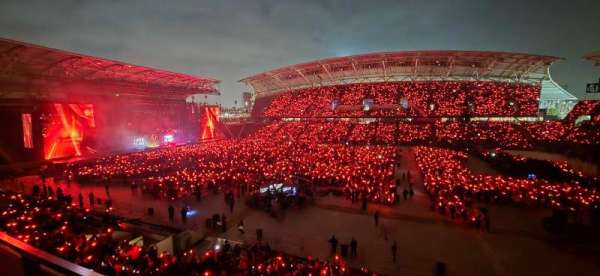 BMO Stadium, section: Founders Club B, row: A, seat: 2
