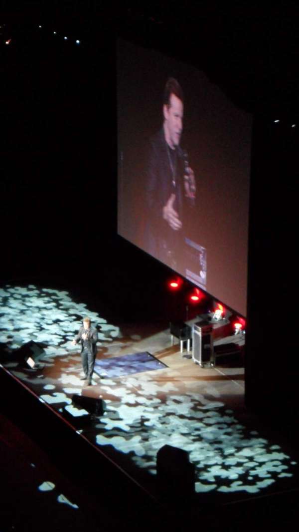 The O2, London, section: 421, row: A, seat: 945