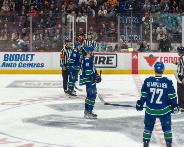 Rogers Arena, section: 117, row: 6, seat: 1