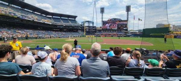 PNC Park, section: 10, row: L, seat: 5