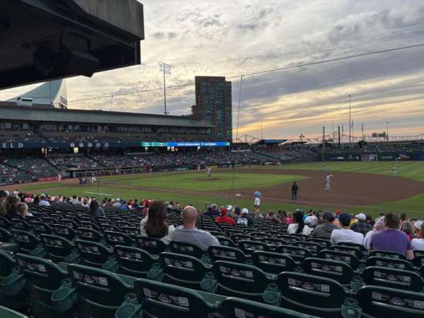 Louisville Slugger Field, section: 108, row: W, seat: 4
