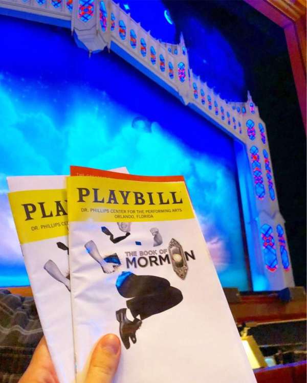 Walt Disney Theatre - Dr. Phillips Center, section: Lower Orchestra C, row: BB, seat: 103
