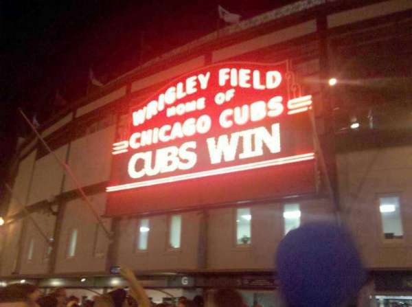 Wrigley Field, section: Marquee Gate