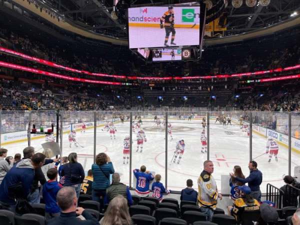TD Garden, section: 6, row: 7, seat: 3