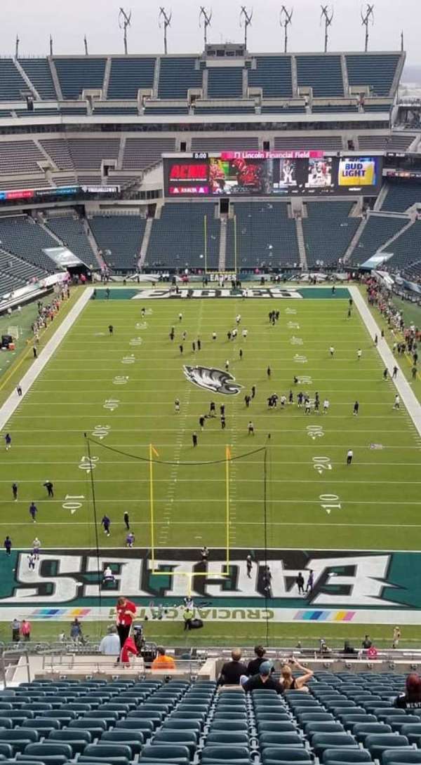 Lincoln Financial Field, section: 237, row: 22, seat: 13
