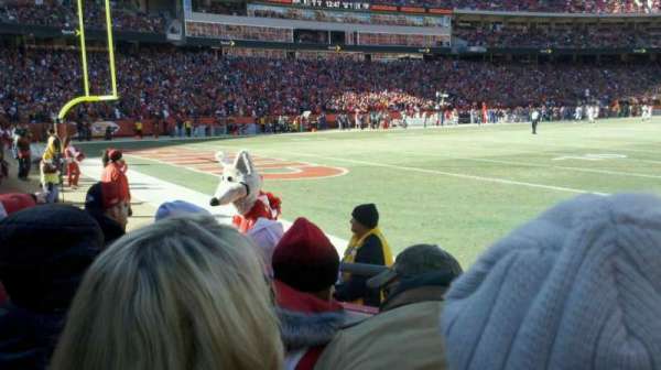 Arrowhead Stadium, section: 107, row: 4, seat: 5