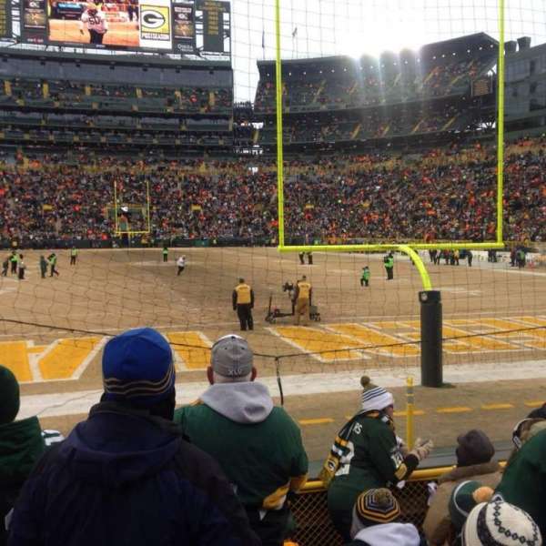 Lambeau Field, section: 101, row: 7, seat: 13