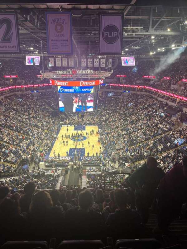 Target Center, section: 201, row: Q, seat: 2