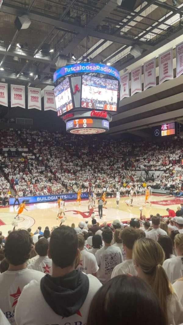 Coleman Coliseum, section: S, row: 12