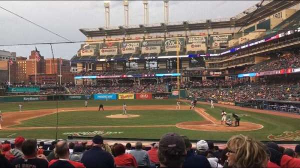 Progressive Field, section: 158, row: W, seat: 12