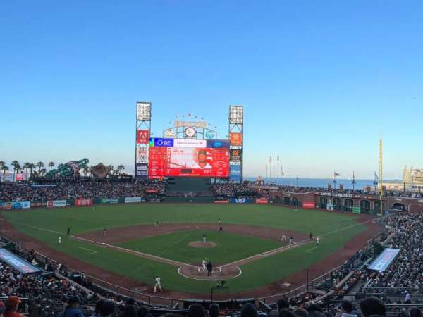 Oracle Park, section: 216, row: H, seat: 8