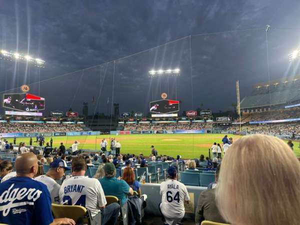 Dodger Stadium, section: 7FD, row: F, seat: 9