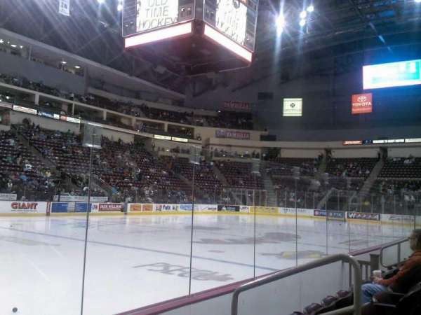 Giant Center, section: 105, row: C, seat: 4