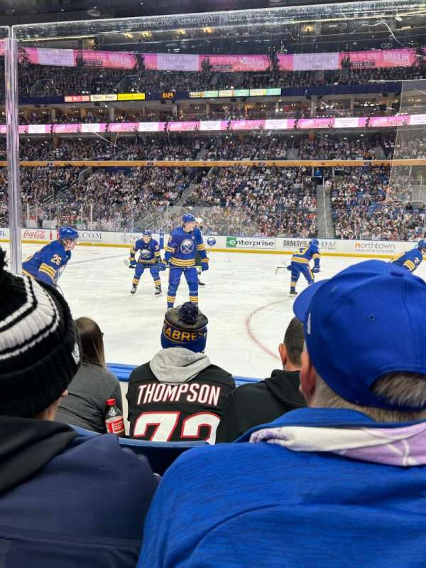 KeyBank Center, section: 104, row: 3, seat: 2