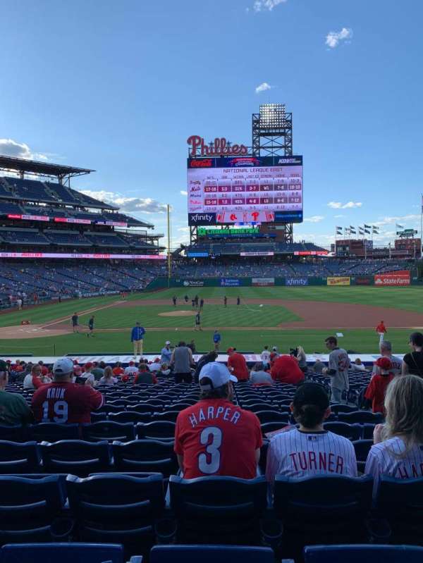 Citizens Bank Park, section: 117, row: 25, seat: 3