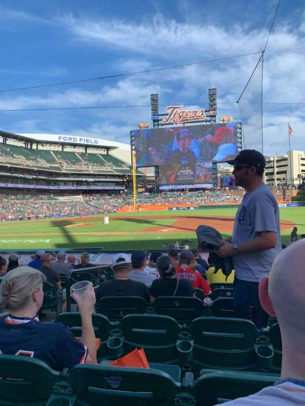 Comerica Park, section: 120, row: 17, seat: 7