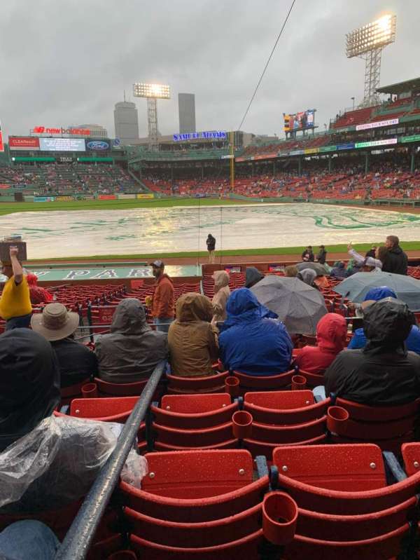 Fenway Park, section: Loge Box 147, row: GG, seat: 6