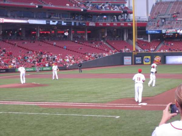 Great American Ball Park, section: 131, row: L, seat: 9