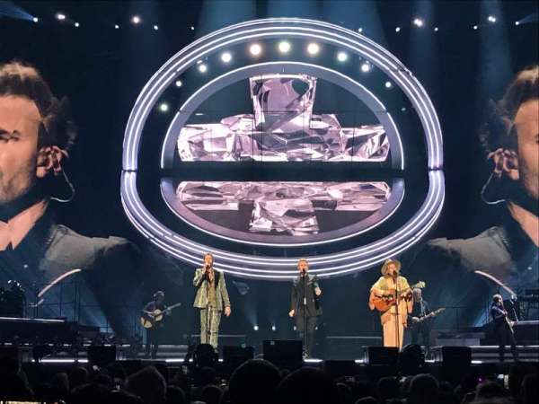 The O2, London, section: Floor A2, row: P, seat: 35