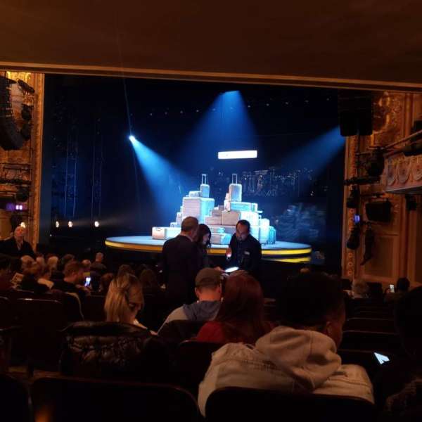 Longacre Theatre, section: Orchestra R, row: P, seat: 7