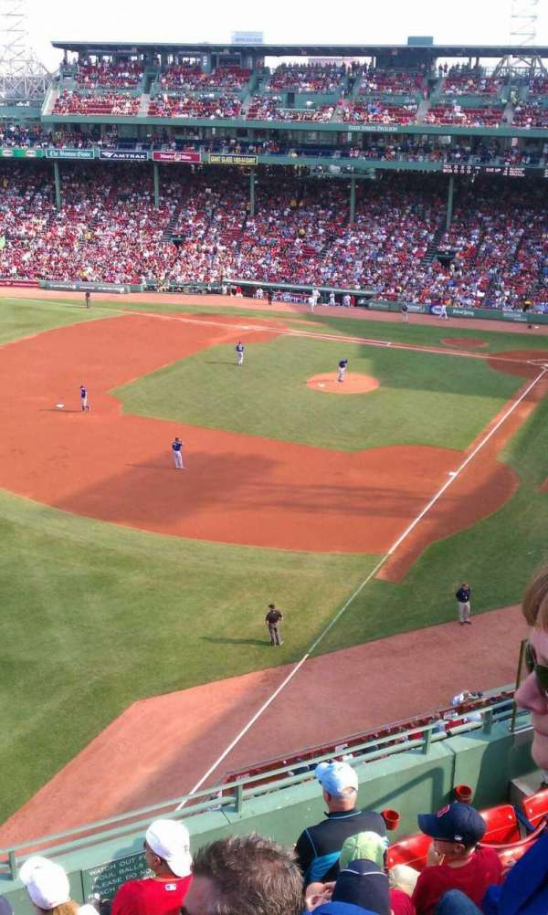 Fenway Park, section: Pavilion Reserved 18, row: F, seat: 7