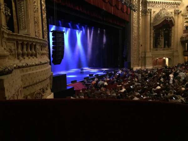 Chicago Theatre, section: Mezzanine Box Z, row: Z, seat: 1