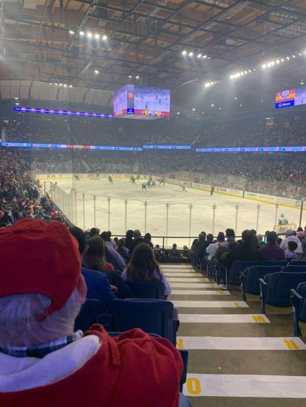 Allstate Arena, section: 108, row: Q, seat: 1