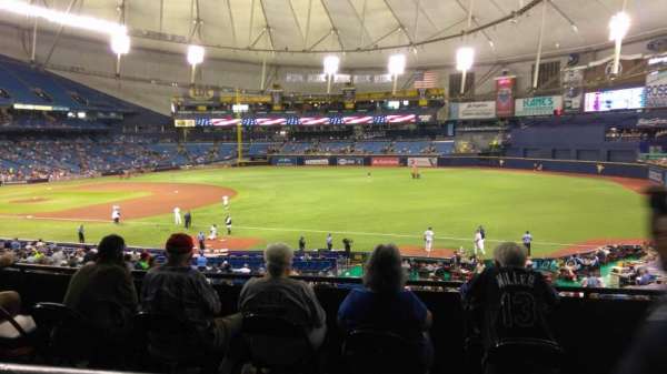 Tropicana Field, section: 130, row: PP, seat: 15