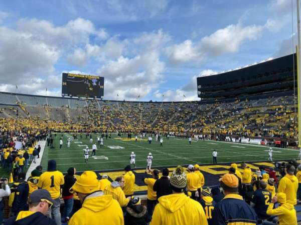 Michigan Stadium, section: 15, row: 11, seat: 32