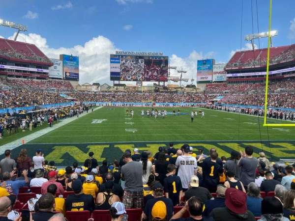 Raymond James Stadium, section: 122, row: N, seat: 11