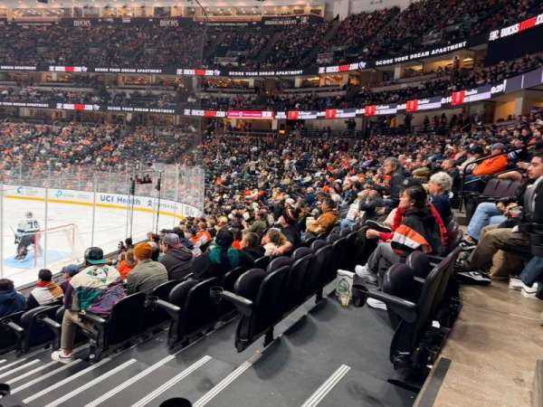 Honda Center, section: 203, row: L, seat: 1