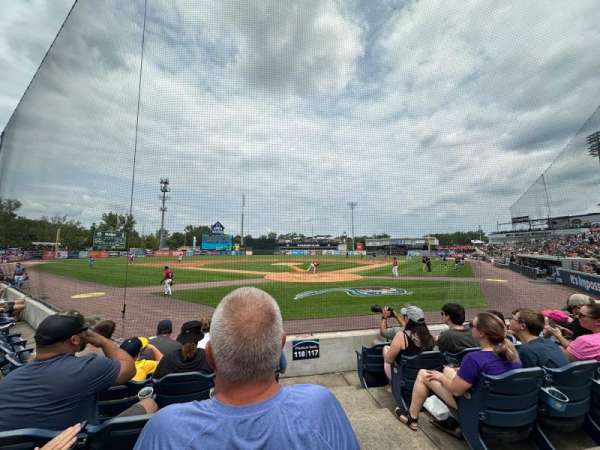 LMCU Ballpark, section: 118, row: 5, seat: 1