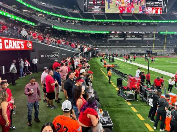 Allegiant Stadium, section: C112
