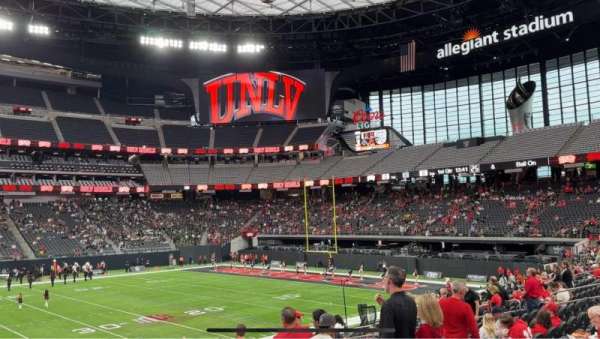 Allegiant Stadium, section: C112, row: 16, seat: 5