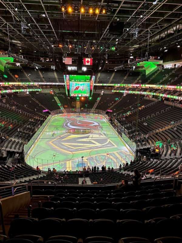 T-Mobile Arena, section: 101, row: K, seat: 6