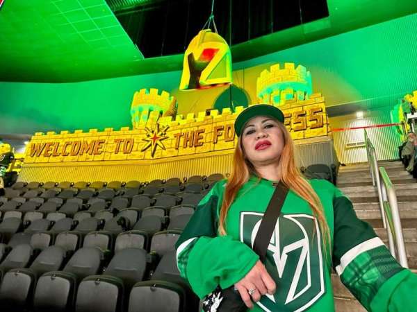 T-Mobile Arena, section: 101, row: K, seat: 1