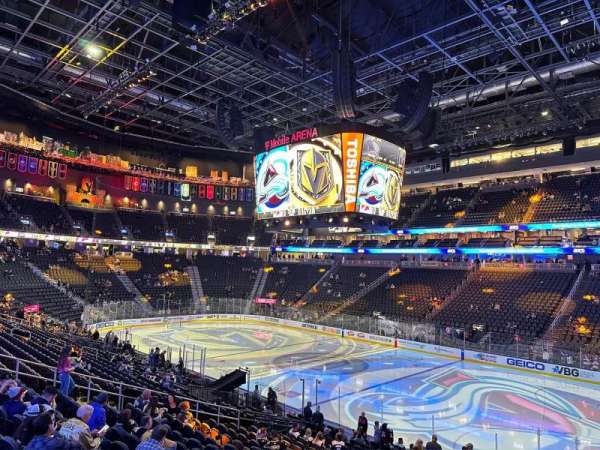 T-Mobile Arena, section: 8, row: T, seat: 3