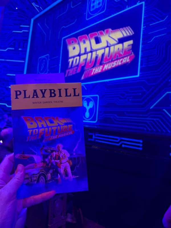 Winter Garden Theatre, section: Orchestra R, row: C, seat: 2