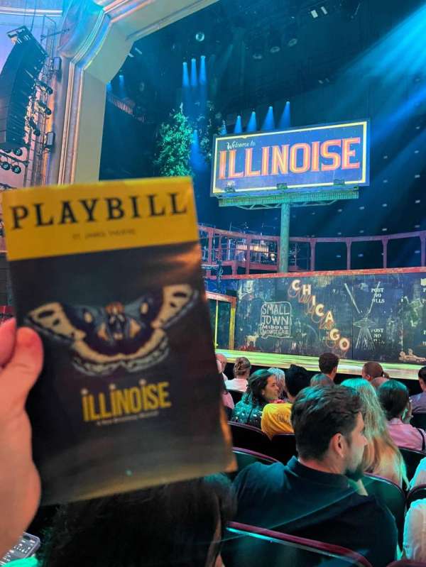 St. James Theatre, section: Orchestra C, row: H, seat: 101