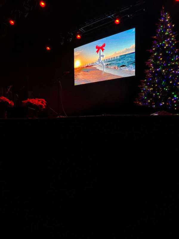 The Arlington Theatre, section: R, row: B, seat: 24