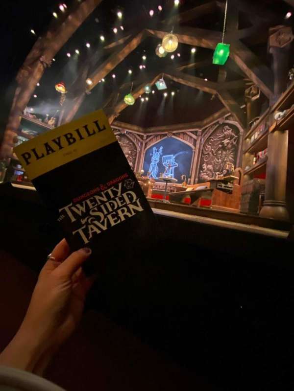 Stage 42, section: Orchestra R, row: A, seat: 4