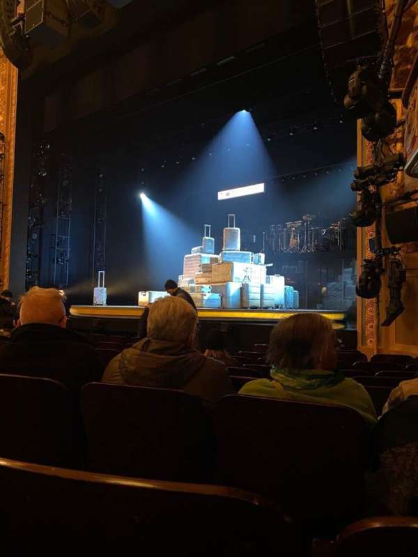 Longacre Theatre, section: Orchestra R, row: J, seat: 9